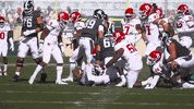 RFootball celebration flex chop rutgers GIF