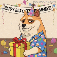 Tired Happy Birthday GIF by Doge Pound