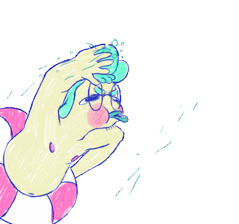 Tired Animation Short Sticker by Eisprung Animation Studio