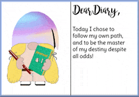 Dear Diary Gnome GIF