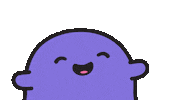 Happy Ube Sticker by Bad Oven