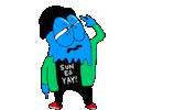 sun meet grimey Sticker by deladeso