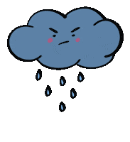 Rain Weather Sticker