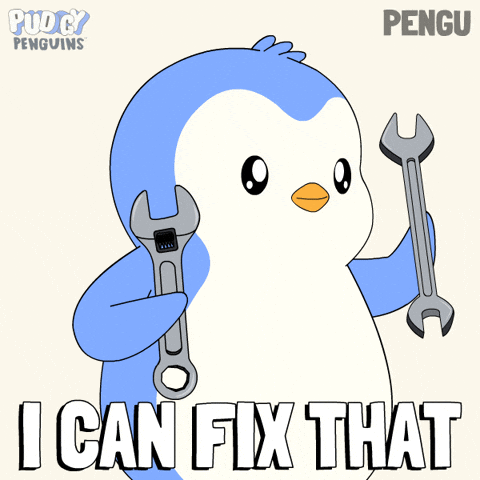 Fixing No Problem GIF by Pudgy Penguins