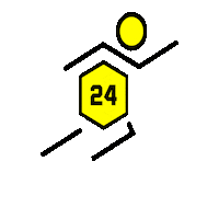 The Manchester 24 Hour Run Against Homelessness Sticker by mcr24hourrun