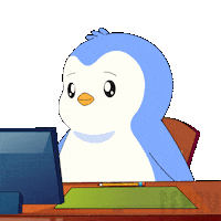 Who Is It What Sticker by Pudgy Penguins