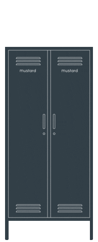 Locker Slate Sticker by mustard made