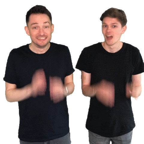 excited surprised Sticker by Gamper & Dadoni