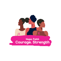 Breast Cancer Sticker by iQuip Group