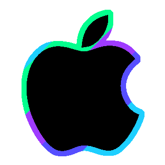 apple STICKER by imoji
