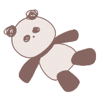 glay_the_end panda 可愛い パンダ pipiso Sticker