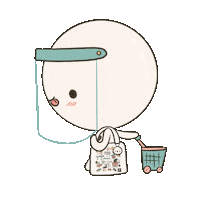 Shopping Walking Sticker