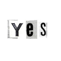 Vintage Yes Sticker