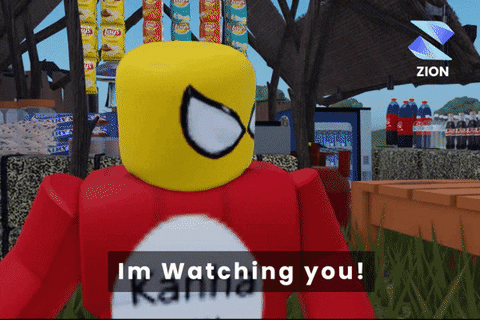Im Watching You Peter Parker GIF by Zion