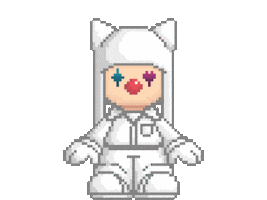 Jack In The Box Pixel Sticker