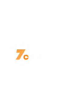 7CRun logo running run photography Sticker