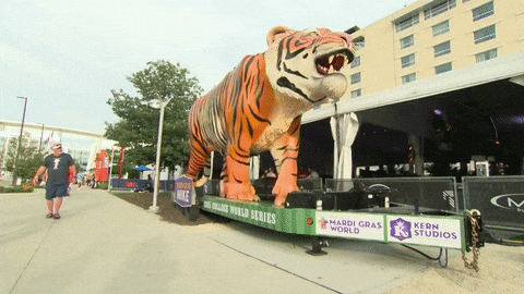 Baseball Tiger GIF by NCAA Championships