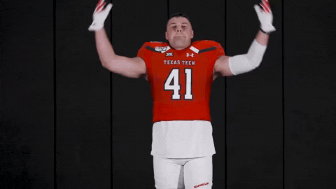 Texas Tech Red Raiders Football Reaction Pack GIF by Texas Tech Football