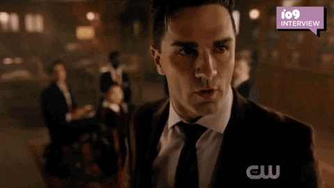 aramzucker-scharff giphygifmaker jump riverdale im outta here GIF