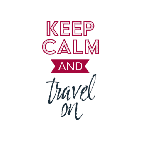 Motto Keep Calm Sticker by STR Destination Handling