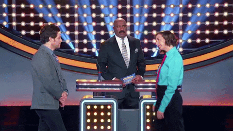 awkward celebrity family feud GIF by ABC Network