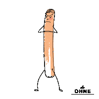 die_Ohne angry w vegetarian veggie Sticker