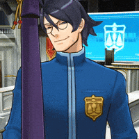 Nervous Ace Attorney GIF