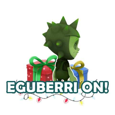 Gabonak Zorionak Sticker by Gookapi