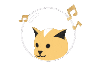 Happy Space Cat Sticker by Toblerone