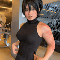 mavgx twitch gym streamer flex GIF