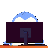 Work Working Sticker by Pudgy Penguins