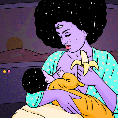Melinda Gates Breastfeeding GIF by Robin Eisenberg