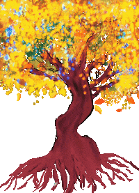 Magic Tree Fall Sticker