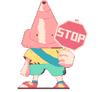 Stop Moistpixels Sticker