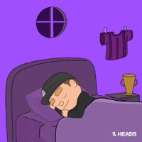 Tired Sleep Well GIF by OneFootball Heads
