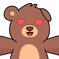 I Love You Kiss Sticker by BEARISH