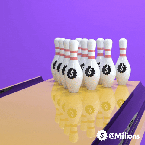Reset Bowling Ball GIF by Millions