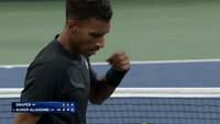 Auger-Aliassime Brushes His Shoulders Off