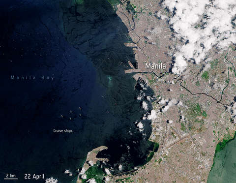 Metro Manila Earth GIF by European Space Agency - ESA