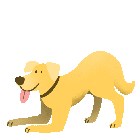 Dog Sticker by Artificial Group