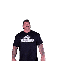 Strongest Man Look Sticker by Brian Shaw