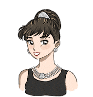 audrey hepburn Sticker