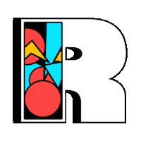 R Alphabet Sticker