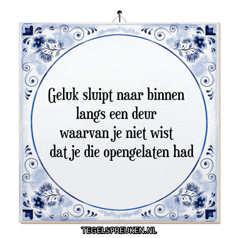 Moment Hart Sticker by Tegelspreuken.nl