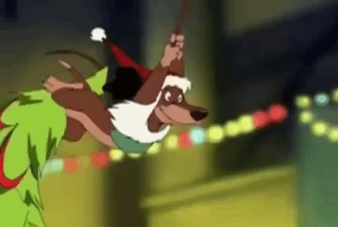 Swinging An All Dogs Christmas Carol GIF by MGM Christmas
