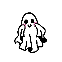 Happy Ghost Sticker by SPRK