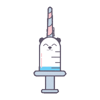 Happy Unicorn Sticker by Krajewska