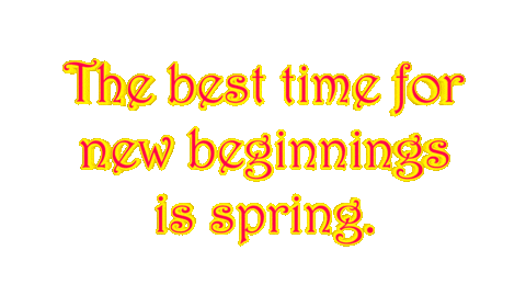 Spring Sticker by OpticalArtInc.