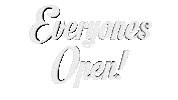 Open For Business Shop Sticker