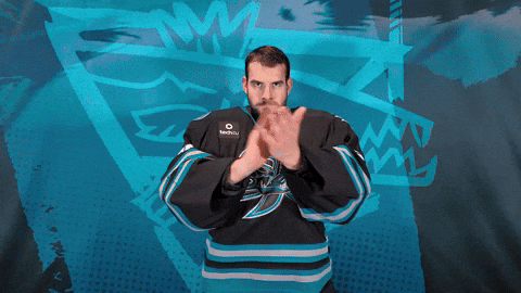 San Jose Applause GIF by San Jose Barracuda